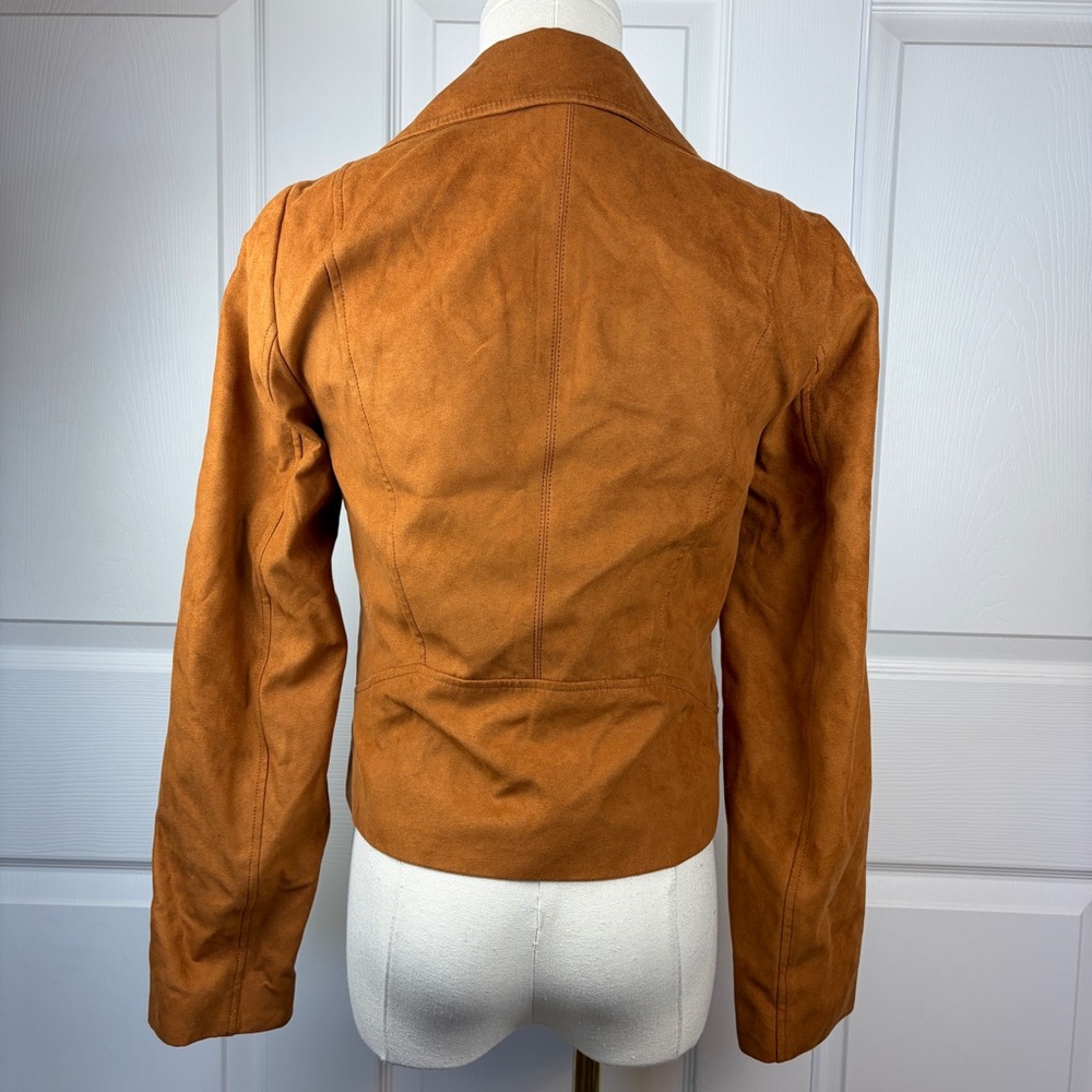 J. Crew Suede Moto Jacket in Rust Brown - Picture 2 of 4